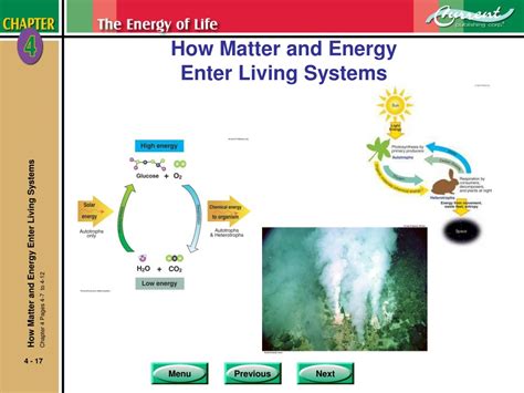 7.1 Energy in Living Systems .